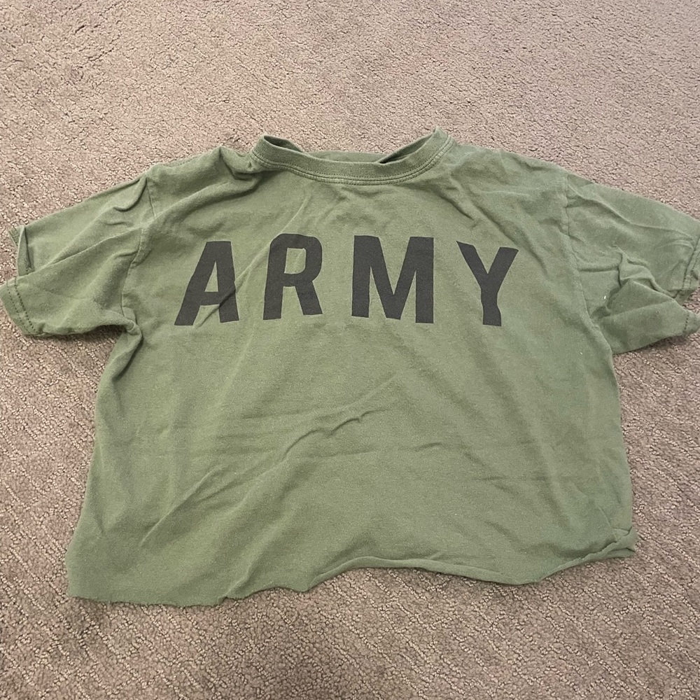 Green army shirt